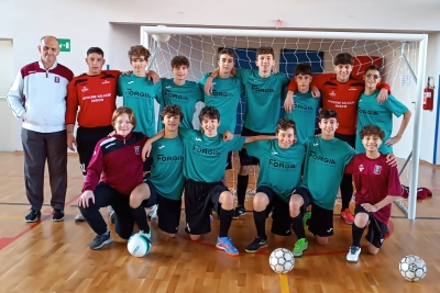 I ragazzi del Futsal con la nuova divisa